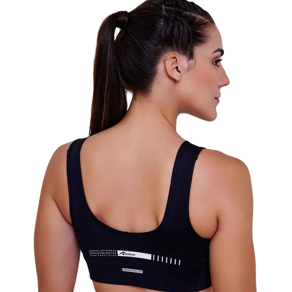 Imagem 2 do produto Top Fitness Authen Signature Samba Reto Dupla Face - Feminino