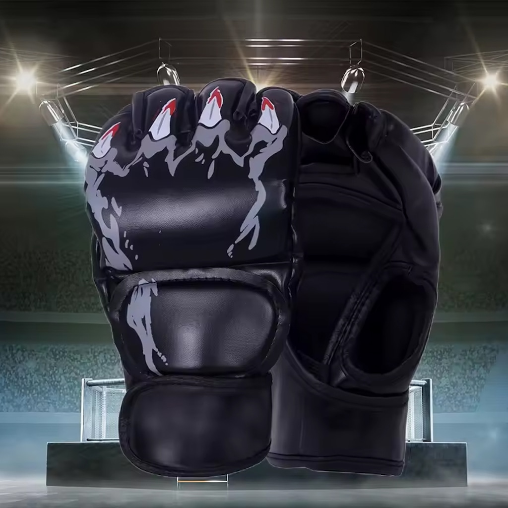 Luvas de Treino Gold Sports Panther Sparring Muay Thai Mma Boxe Bandagem Rápida - Adulto