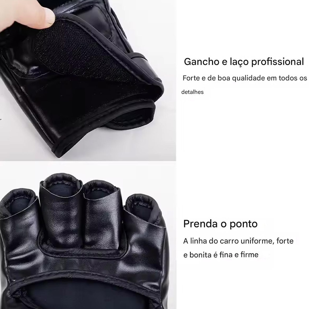 Imagem 3 do produto Luvas de Treino Gold Sports Panther Sparring Muay Thai Mma Boxe Bandagem Rápida - Adulto