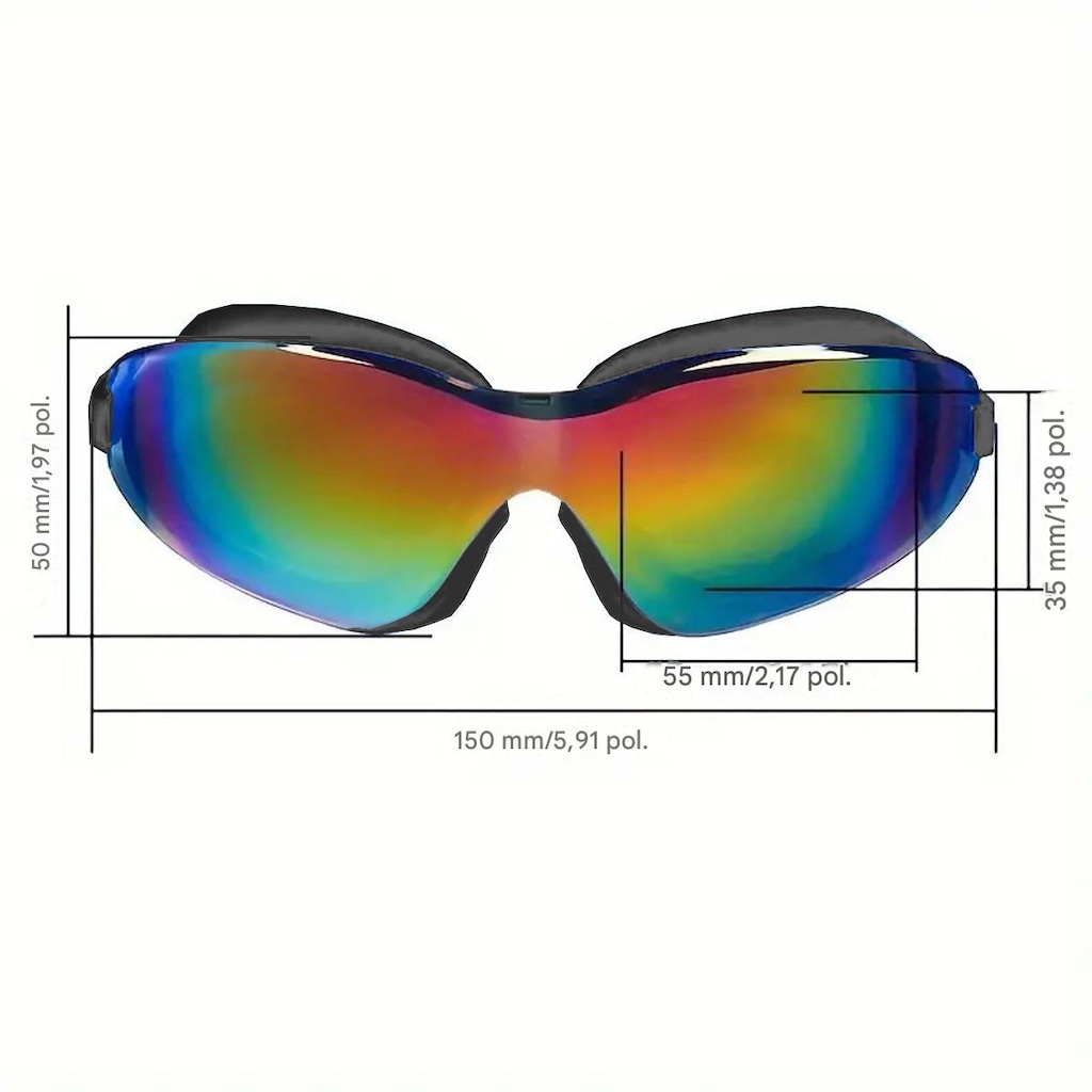 Imagem 2 do produto Óculos De Natação Gold Sports Fashion Pro Performance 8.0 - Adulto