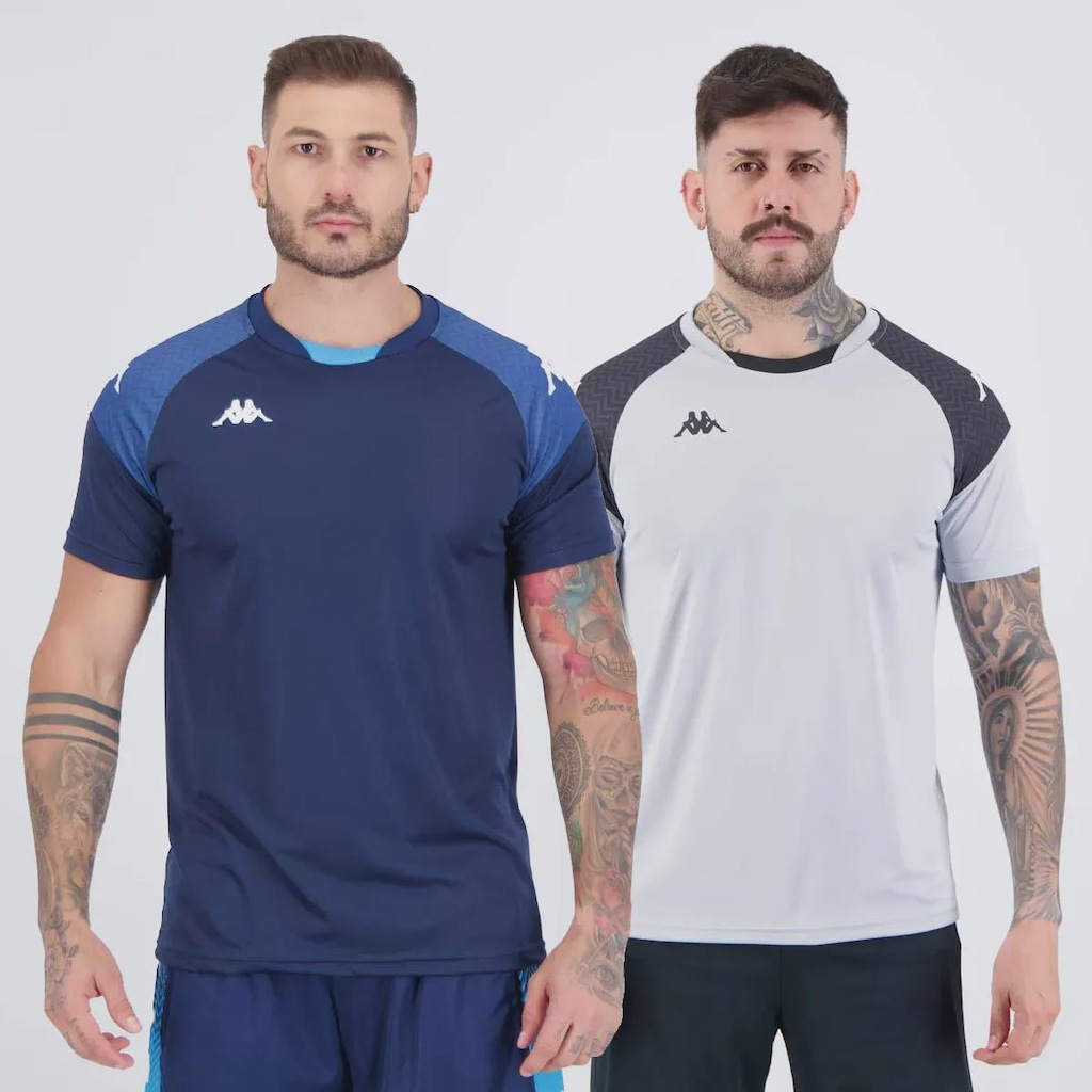 Camisa Kappa Sammy - 2 Unidades - Masculina