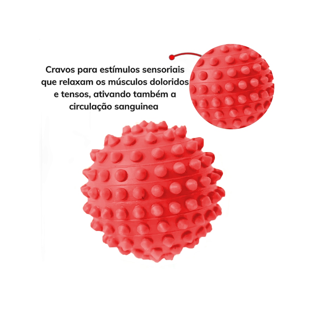 Imagem 2 do produto Bola Cravo Gold Sports Exercitadora 7 Cm