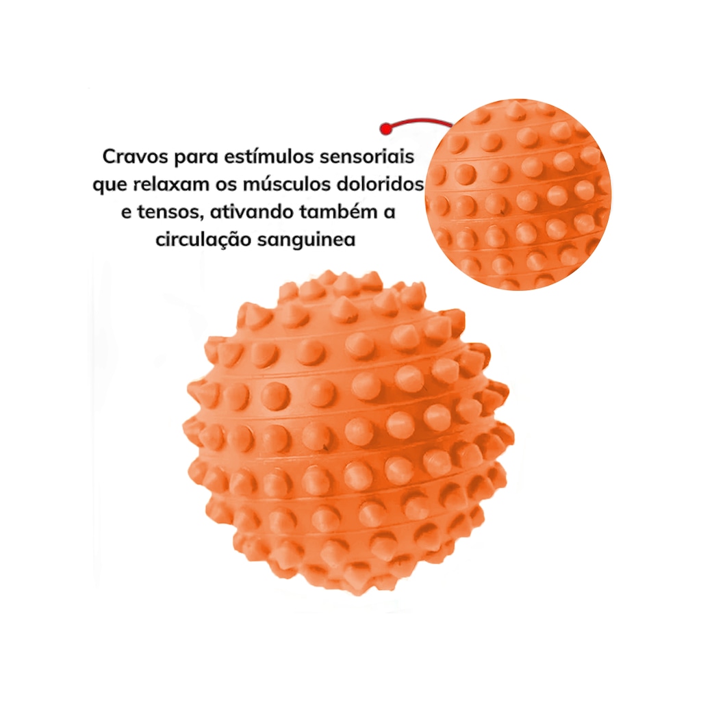 Imagem 2 do produto Bola Cravo Gold Sports Exercitadora 7 Cm