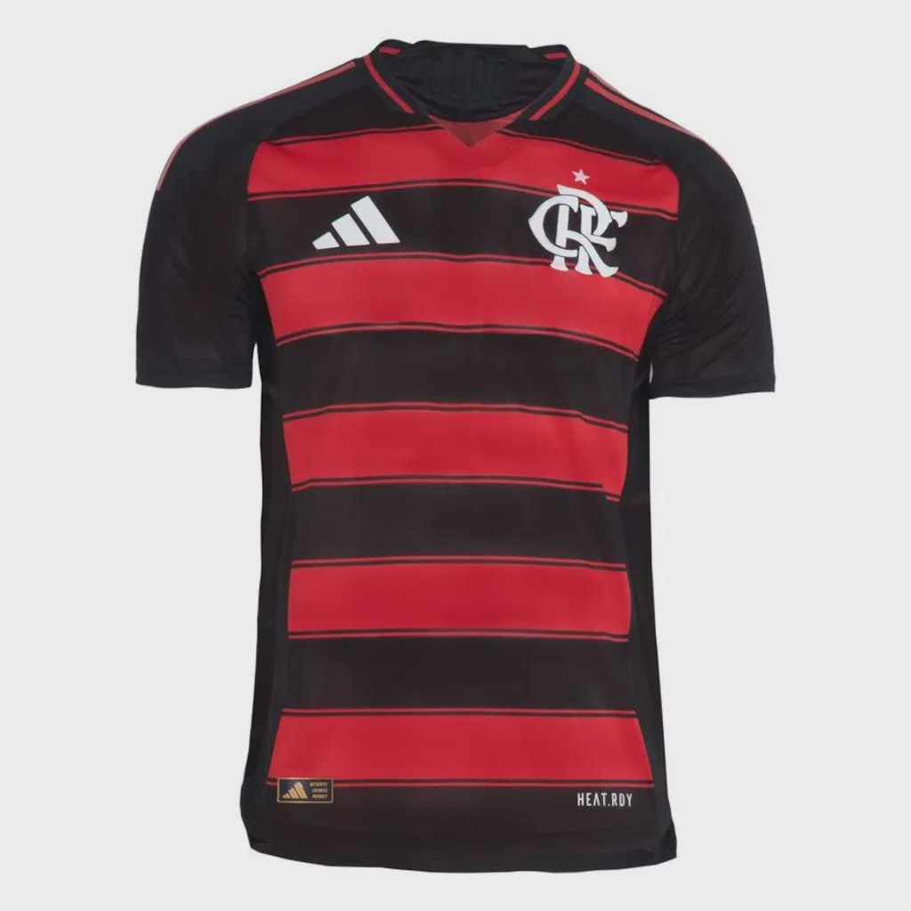 Camisa I do Flamengo Authentic 25/26 adidas - Masculina