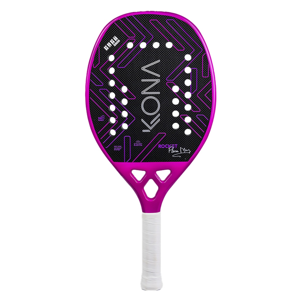 Raquete Beach Tennis Kona Rocket Pink 3k 2025 Flavia Muniz - Foto 1