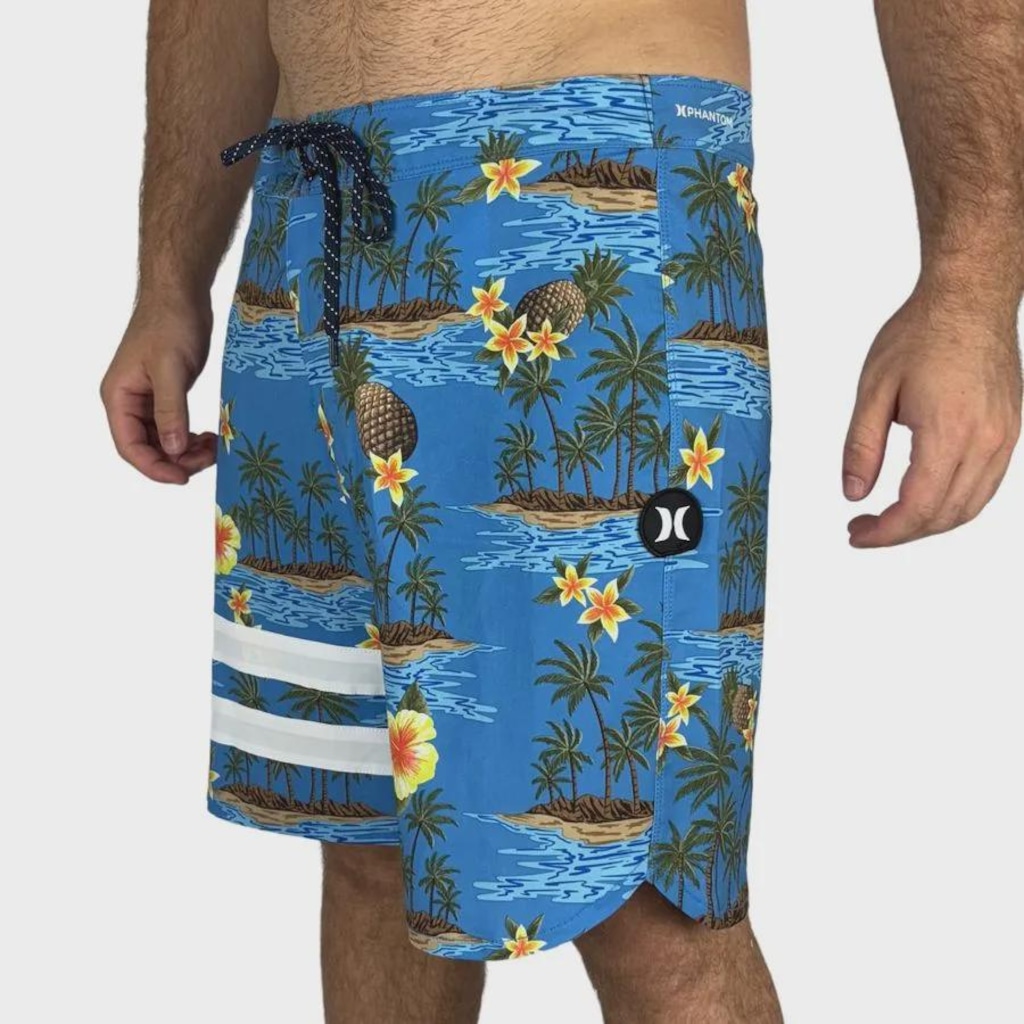 Bermuda Hurley Phantom Block Party 18 - Masculina