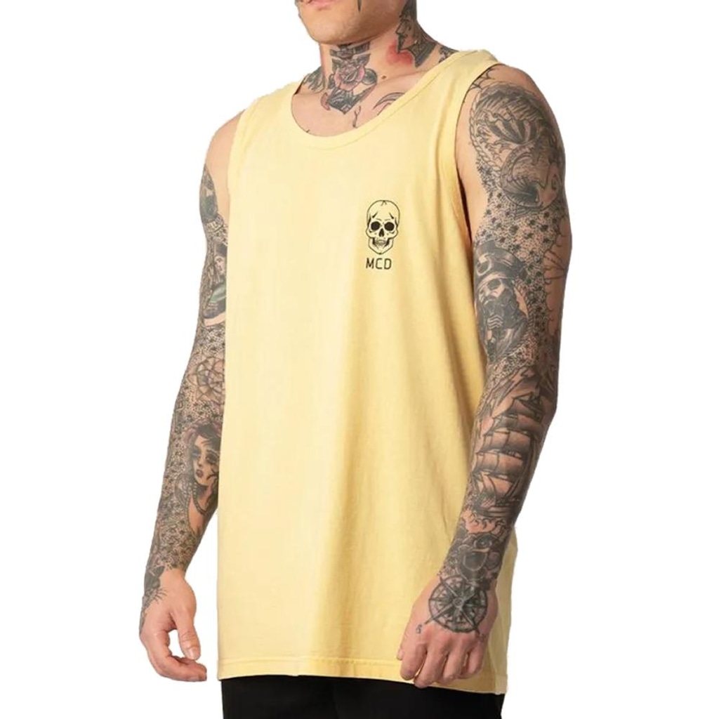 Camiseta Regata MCD Logo Caveira MCD SM25 - Masculina