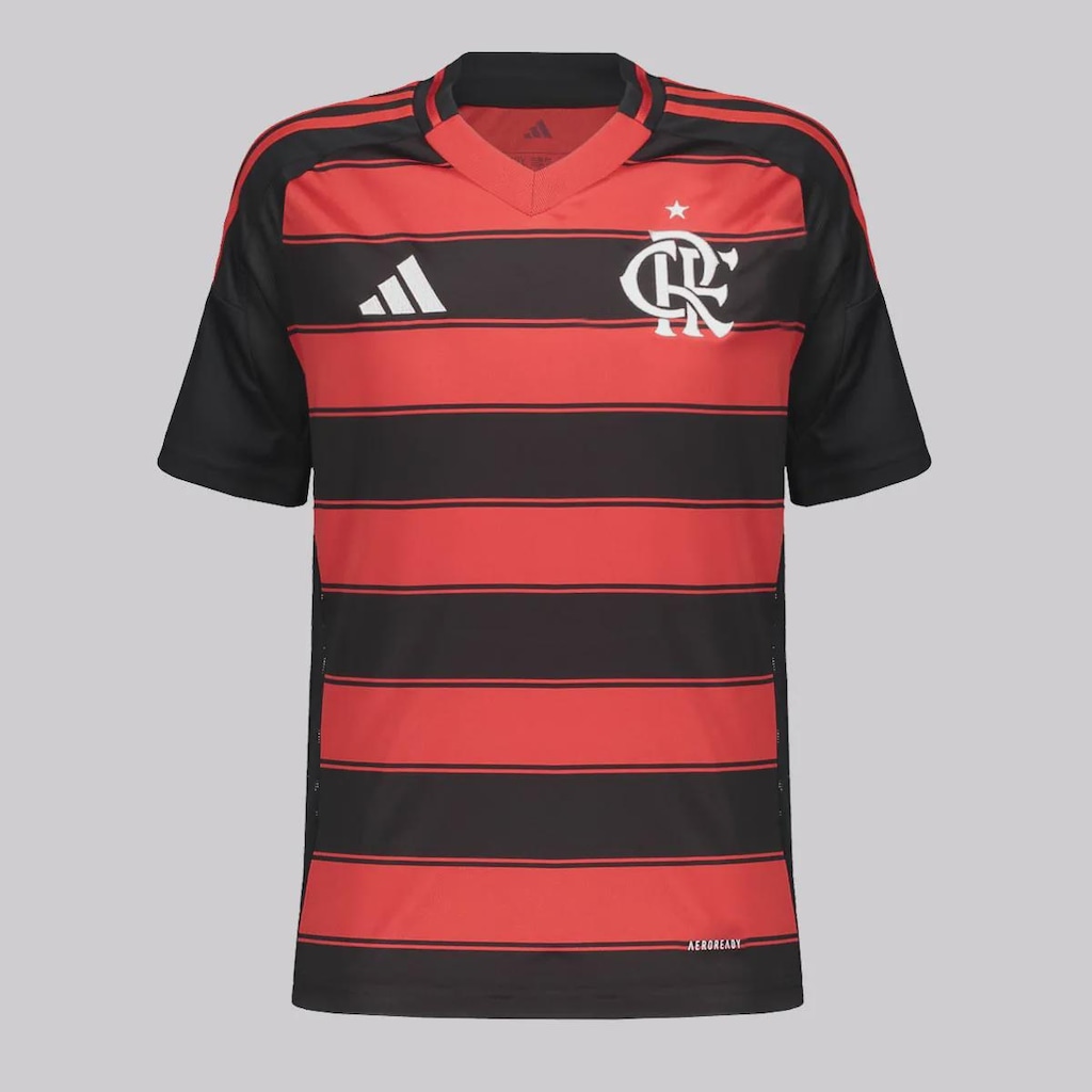 Camisa do Flamengo I 2025 adidas - Infantil