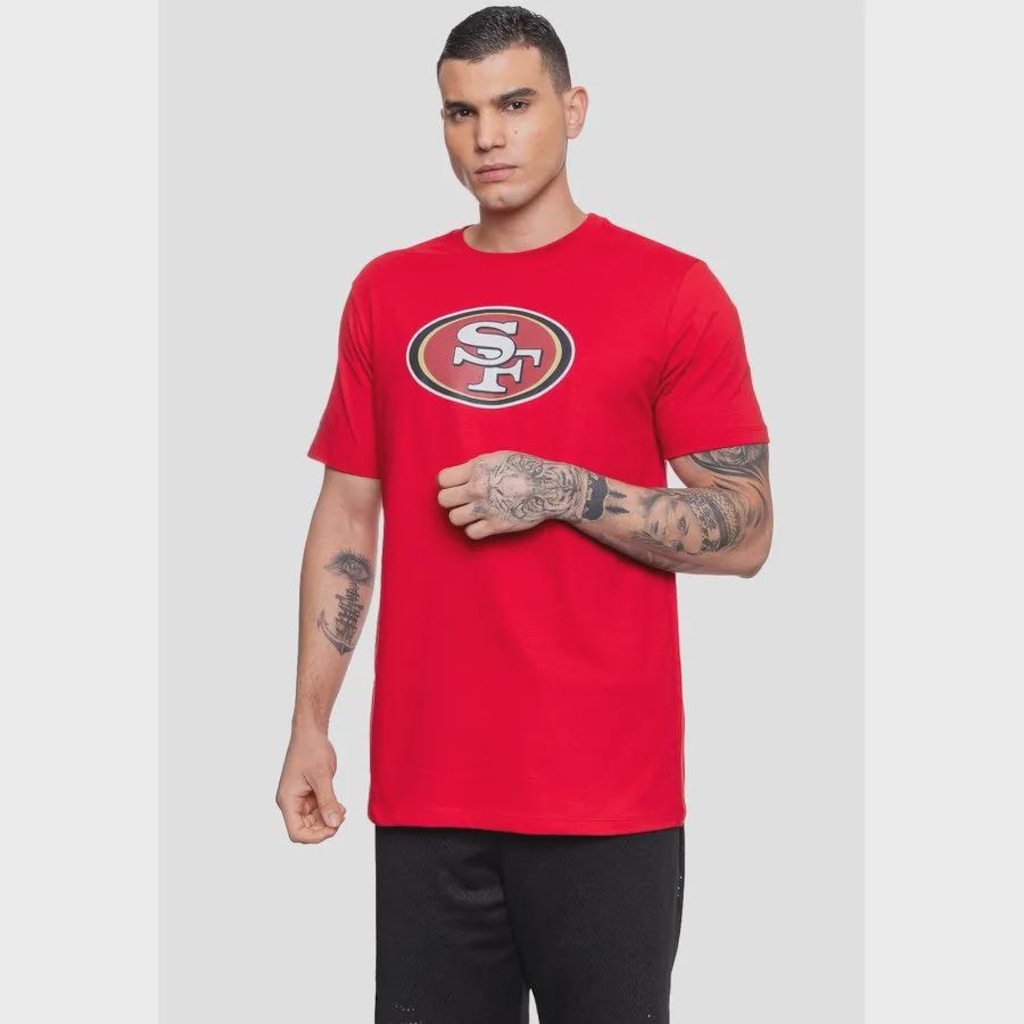 Imagem 3 do produto Camiseta NFL Logo San Francisco 49ers - Masculina