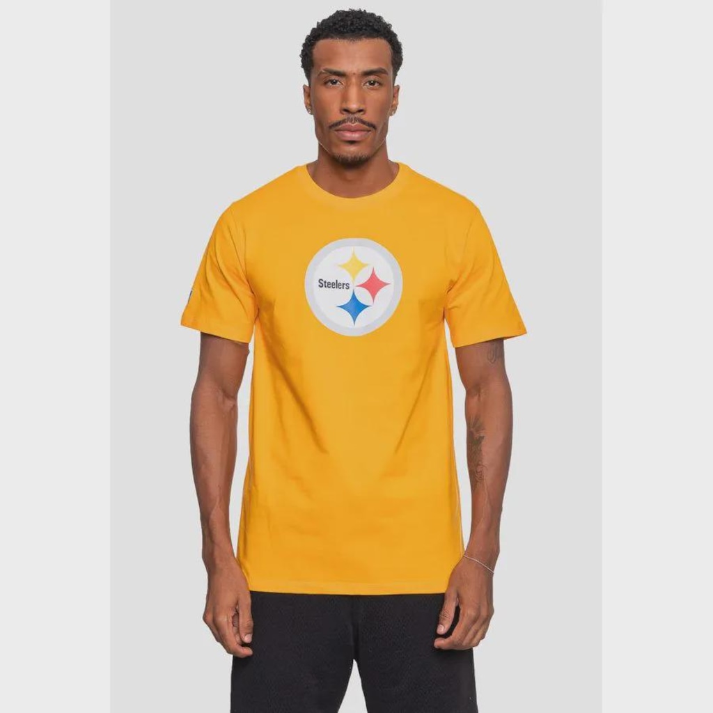 Camiseta NFL Logo Pittsburgh Steelers - Masculina