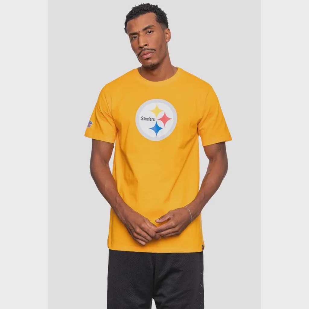 Imagem 3 do produto Camiseta NFL Logo Pittsburgh Steelers - Masculina