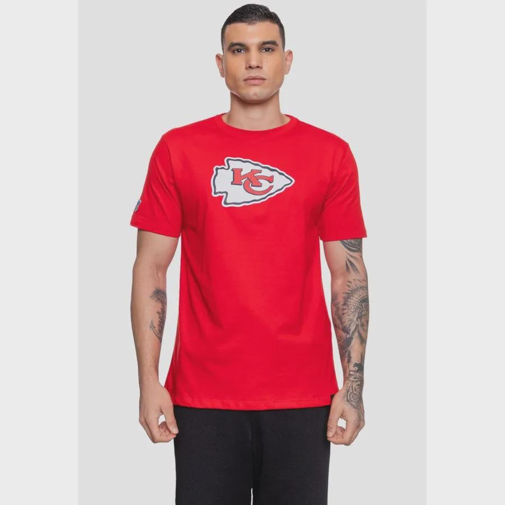 Camiseta NFL Logo Kansas City Chiefs - Masculina
