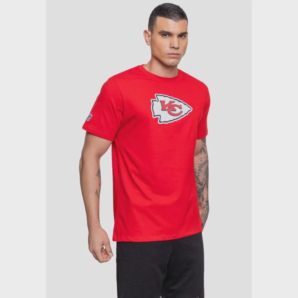 Imagem 4 do produto Camiseta NFL Logo Kansas City Chiefs - Masculina
