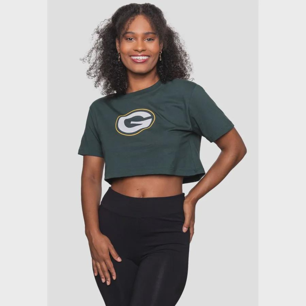 Imagem 4 do produto Camiseta Cropped NFL Player Jordan Love - Feminina