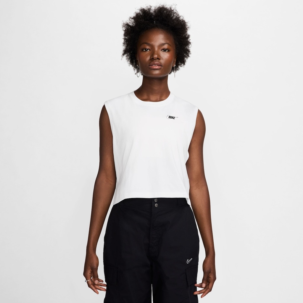Camiseta Regata Nike Sportswear Cropped - Feminina