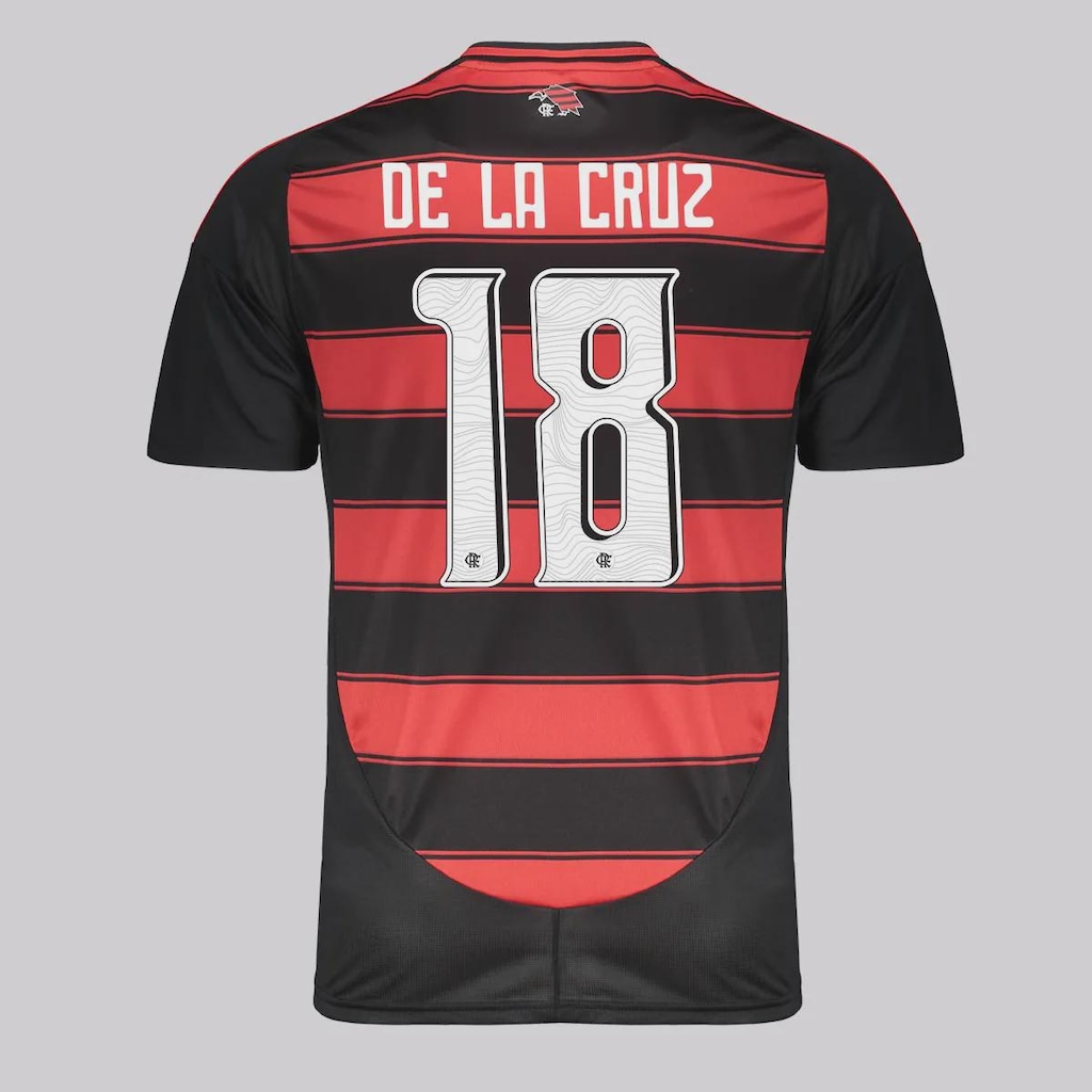 Imagem 1 do produto Camisa do Flamengo I 2025 adidas 18 De La Cruz - Masculina