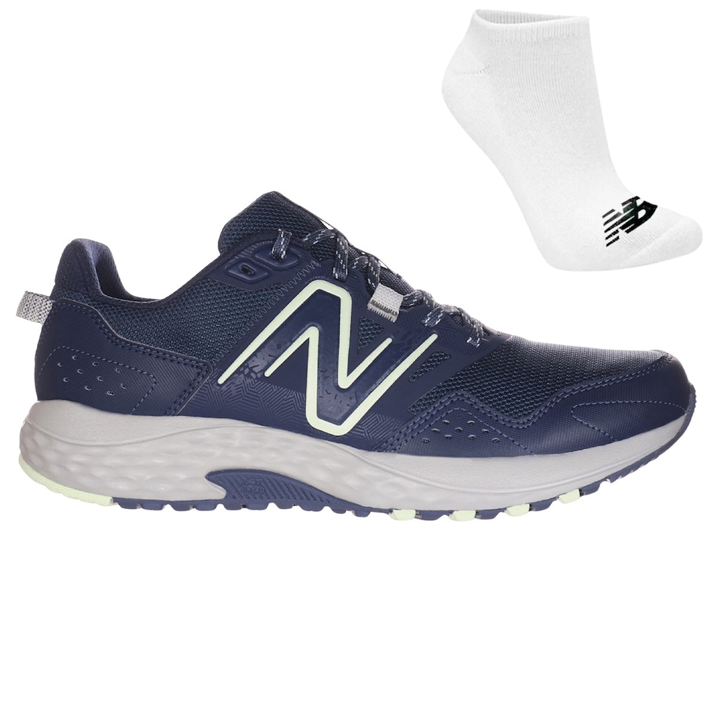 Kit Tênis New Balance 410V8 e Meia - Masculino