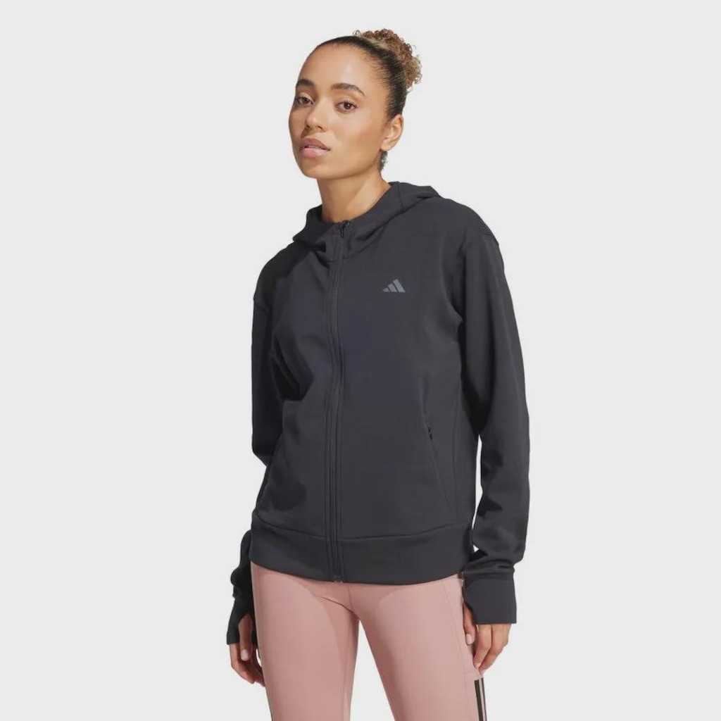 Imagem 2 do produto Jaqueta adidas D4T FZ Hoodie - Feminina