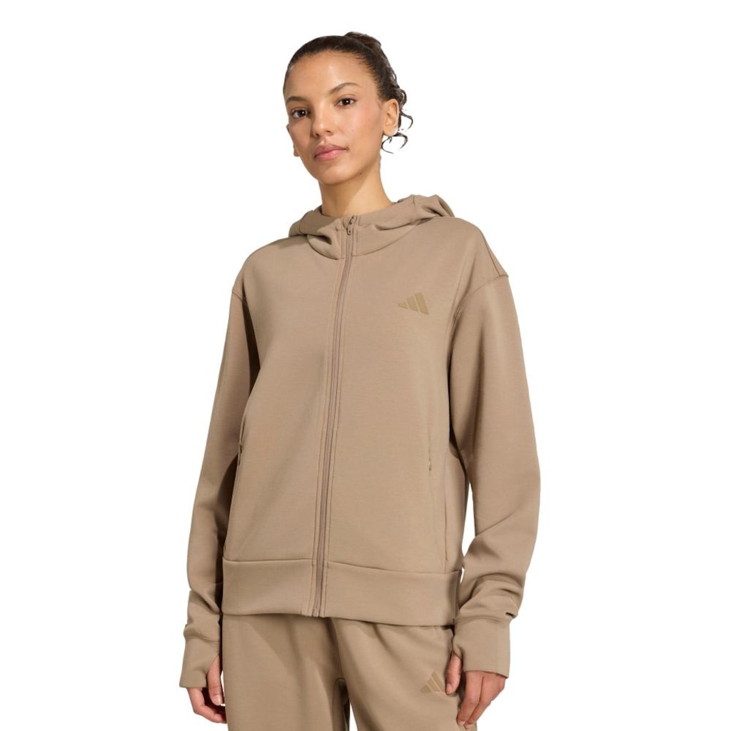 Jaqueta adidas D4T FZ Hoodie - Feminina