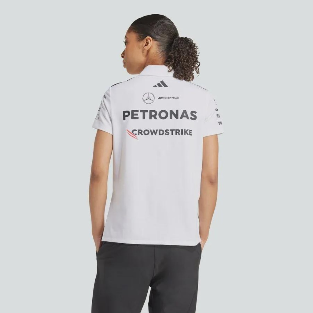 Imagem 2 do produto Camisa Polo adidas Mercedes Amg Petronas Fórmula 1 Team - Feminina