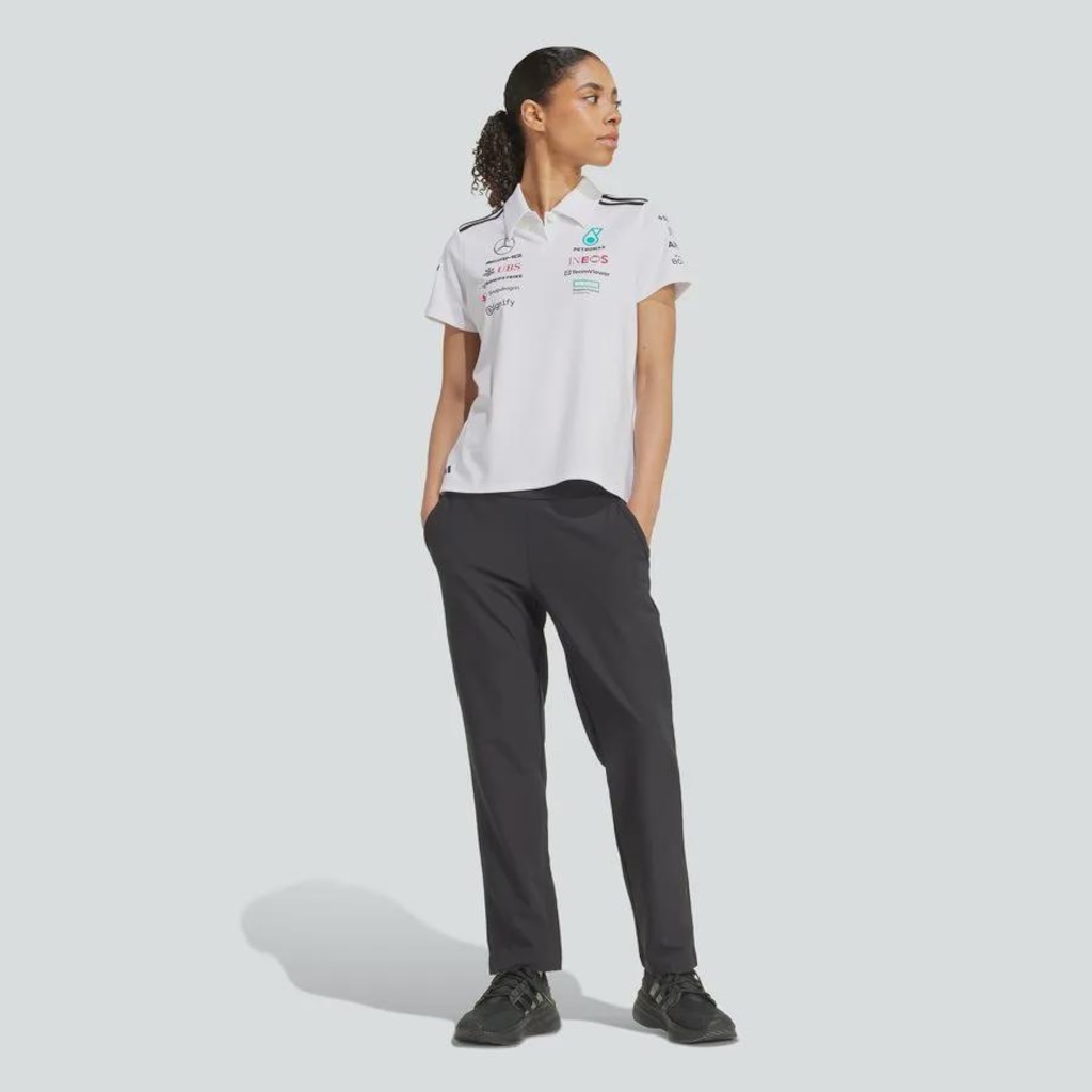 Imagem 3 do produto Camisa Polo adidas Mercedes Amg Petronas Fórmula 1 Team - Feminina