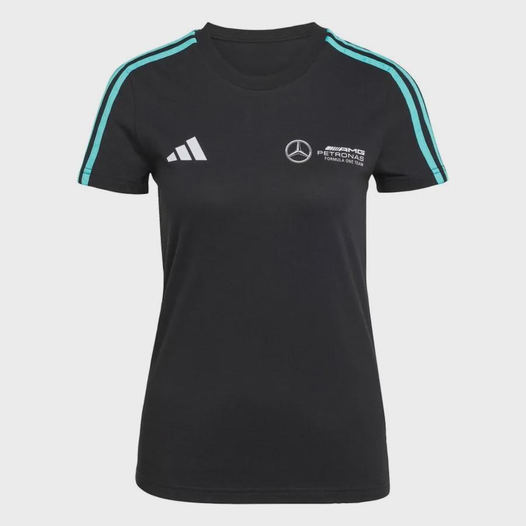 Camiseta adidas Mercedes Amg Petronas Fórmula 1 Team Dna - Feminina