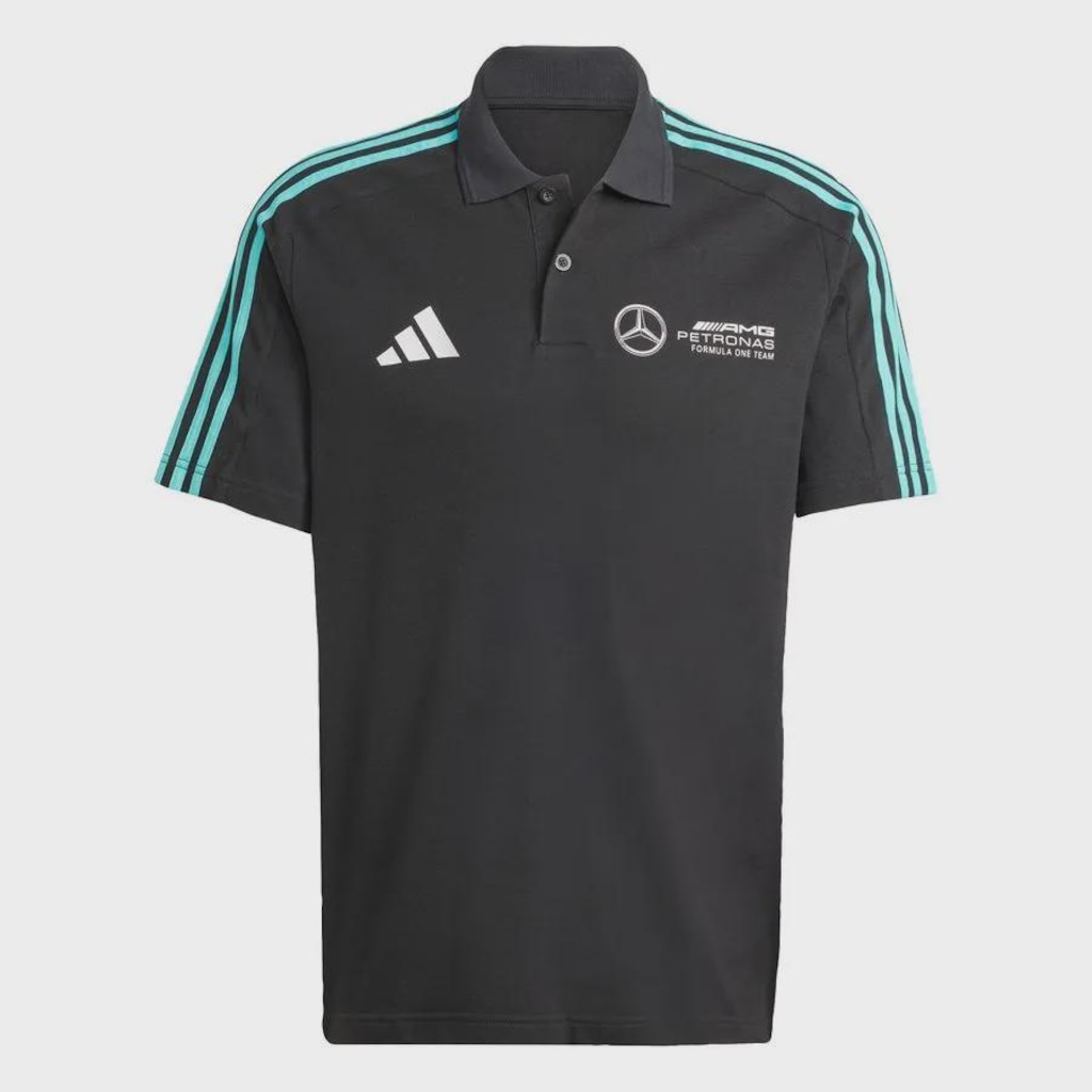 Camisa Polo adidas Mercedes Amg Petronas Fórmula 1 Team Dna - Masculina