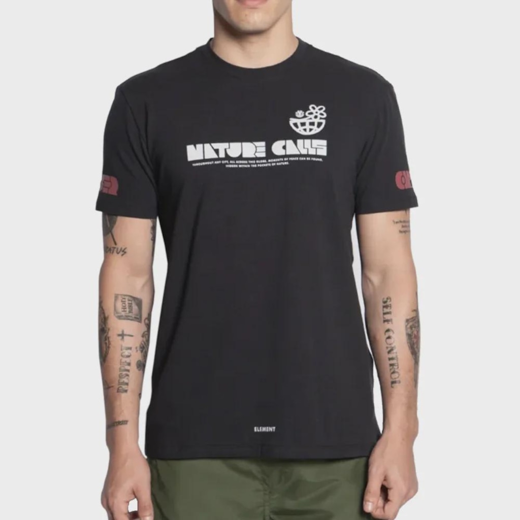 Camiseta Element Globe - Masculina