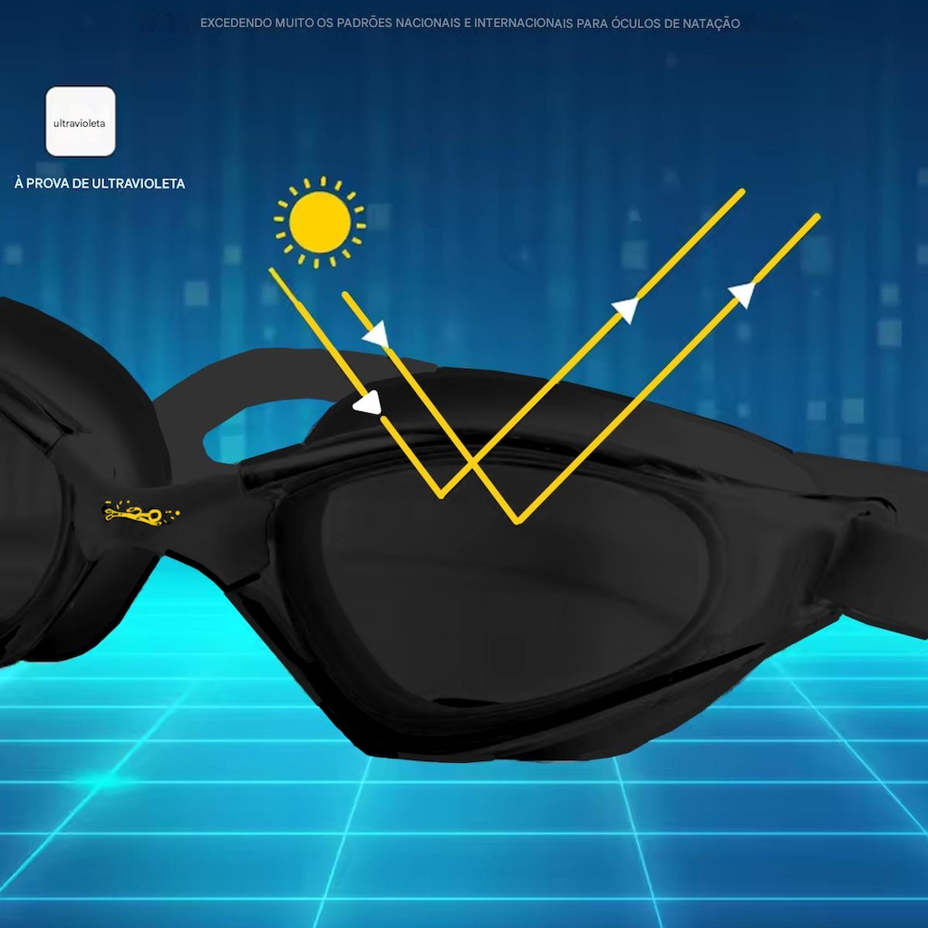 Óculos de Natação Gold Sports Vortex Performance 10.0 High Definition