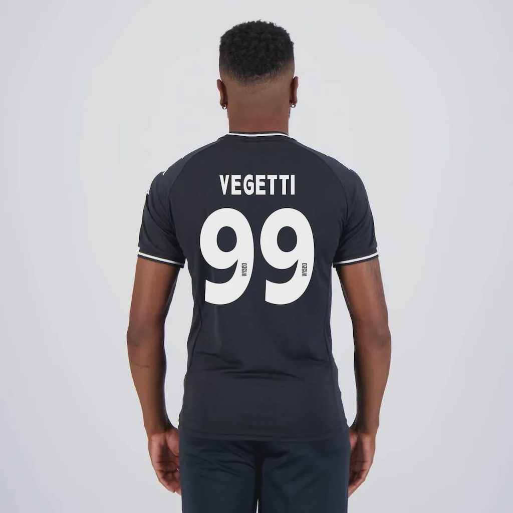 Camisa Kappa Vasco Supporter 2024 99 Vegetti - Masculina