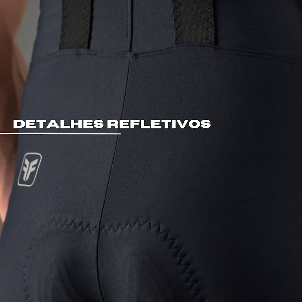Imagem 4 do produto Kit Bretelle Ciclismo Free Force Classic Invert + Meia - Masculino