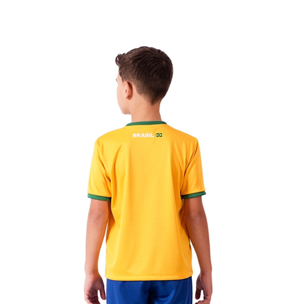 Imagem 2 do produto Conjunto do Brasil Braziline Mini Craque Canarinho - Infantil