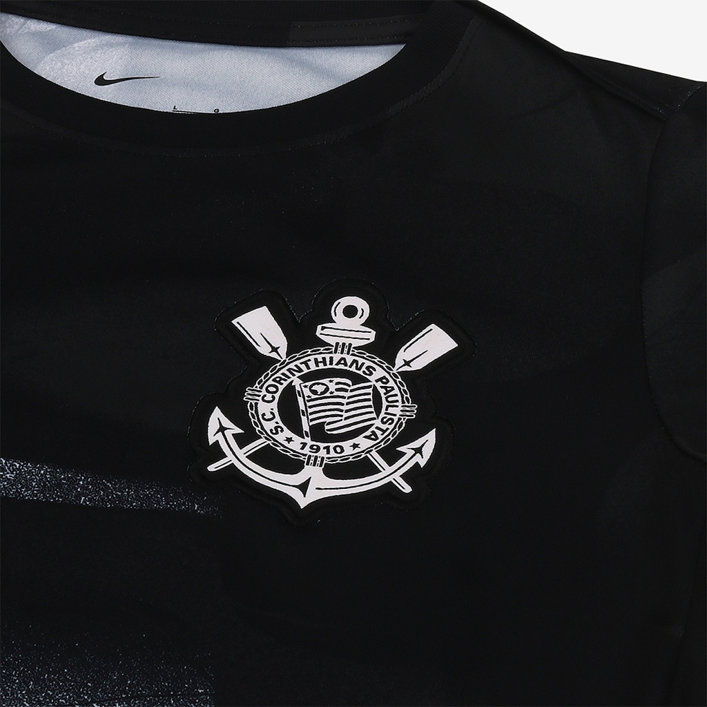 Imagem 3 do produto Camiseta do Corinthians 2025 Nike Pré Jogo - Infantil