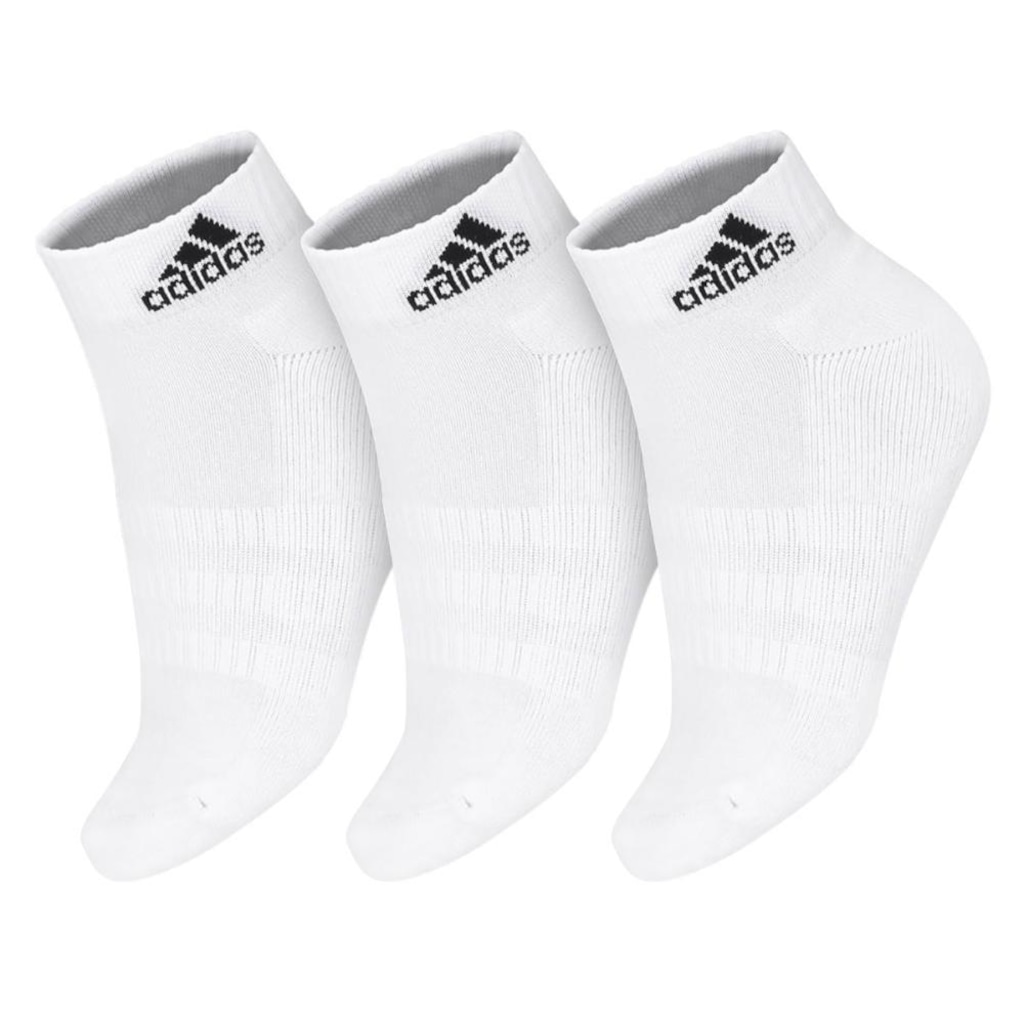 Kit Meias adidas AnklCushioned Sportswear 35 A 37 Pack com 3 Pares - Adulto