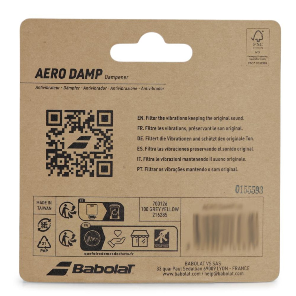 Imagem 5 do produto Antivibrador Babolat Aero Damp com 2 Unidades