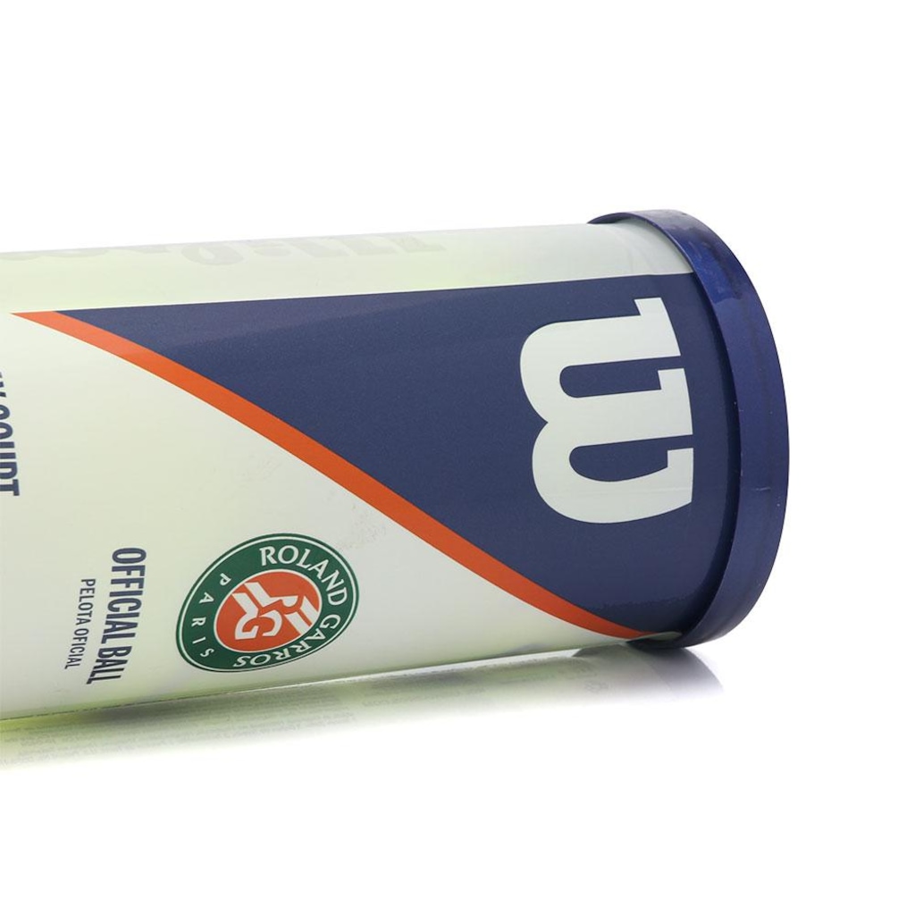 Imagem 3 do produto Bola de Tênis Wilson Roland Garros Oficial Clay Pack com 6 Tubos