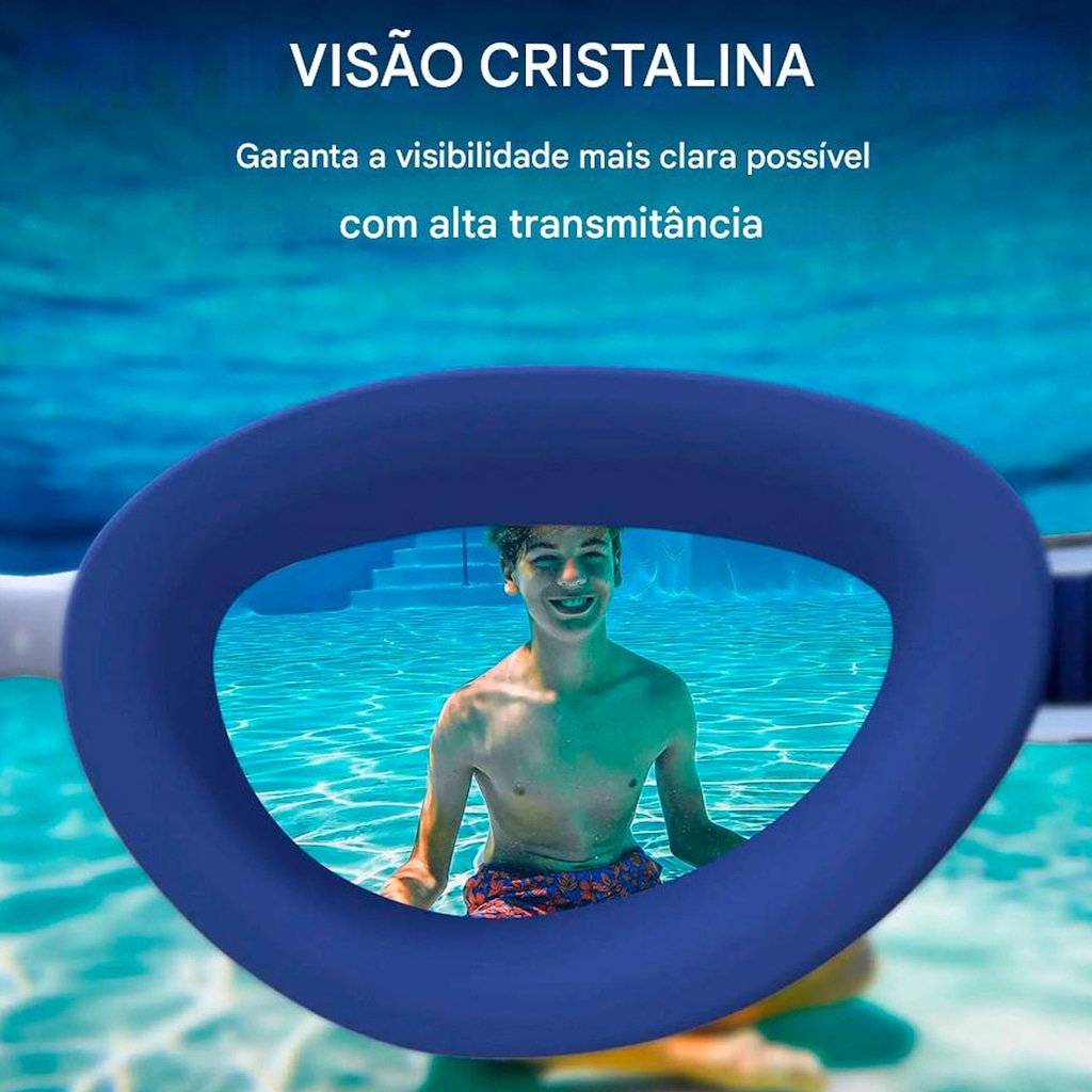 Imagem 4 do produto Óculos de Natação Gold Sports Rabiala Silicone Ultra Soft - Adulto