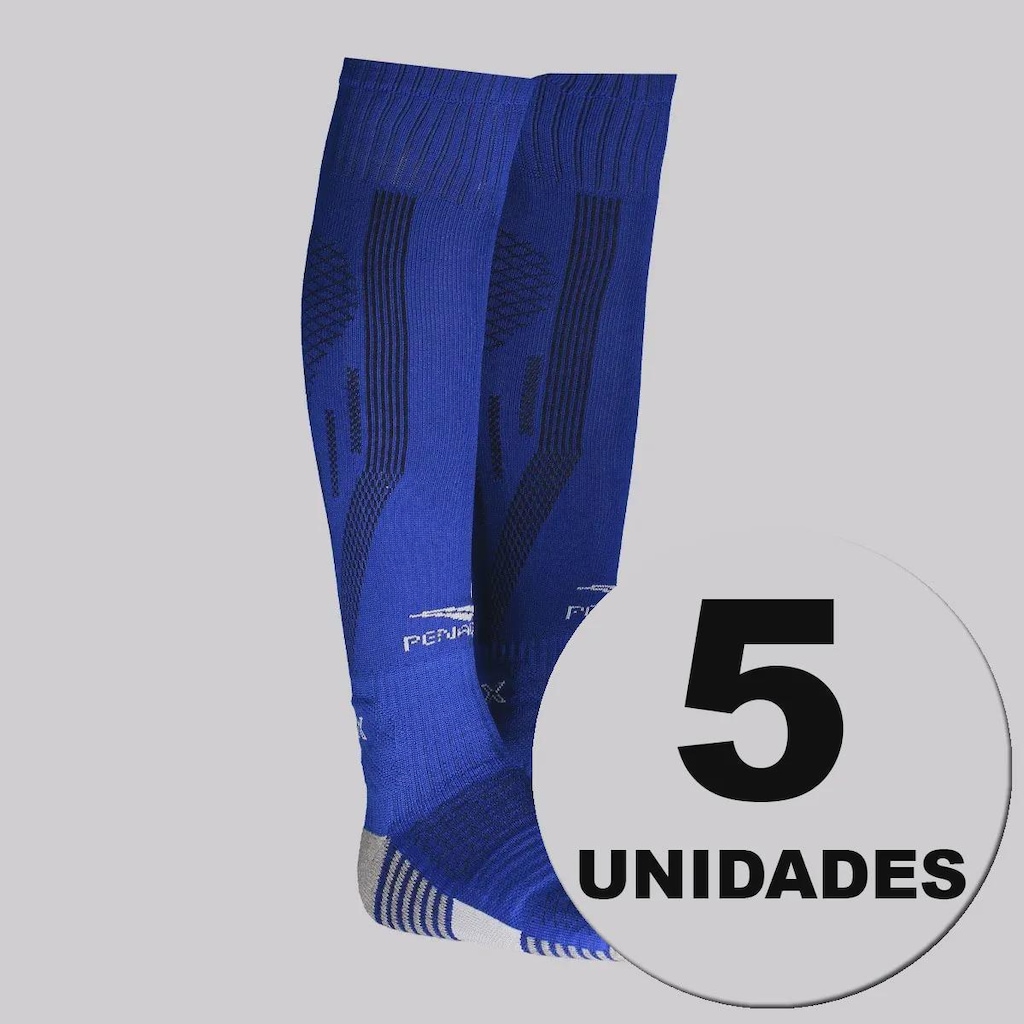 Imagem 2 do produto Meião Penalty Max - 5 Pares - Adulto