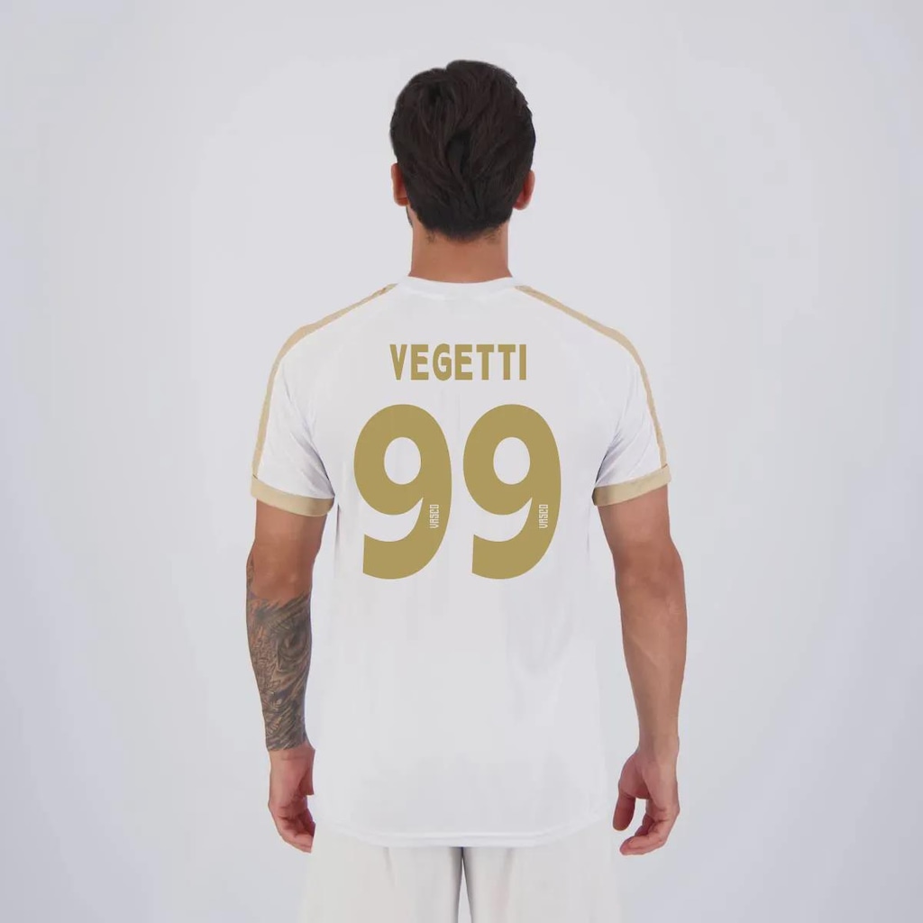 Camisa do Vasco Kappa Supporter Gold 99 Vegetti - Masculina