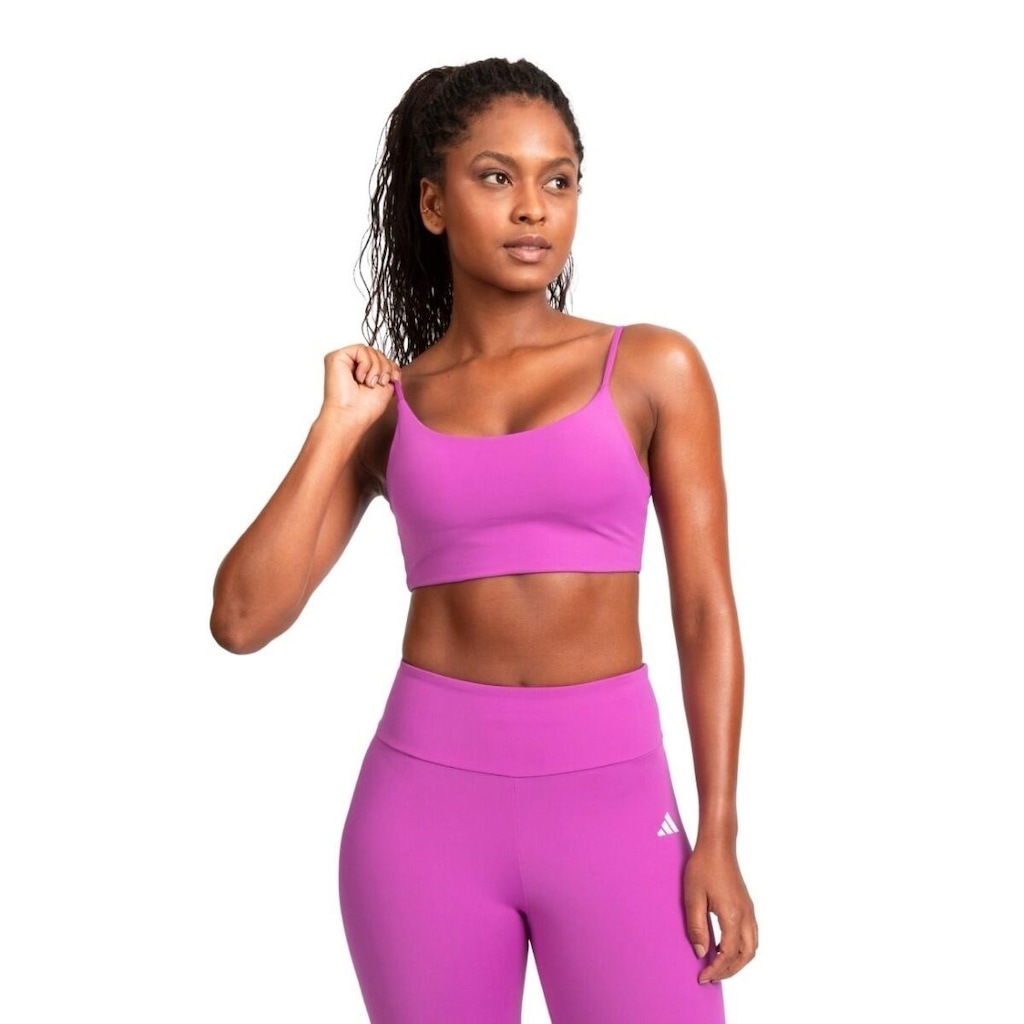Top adidas Essentials Suporte Leve - Feminino