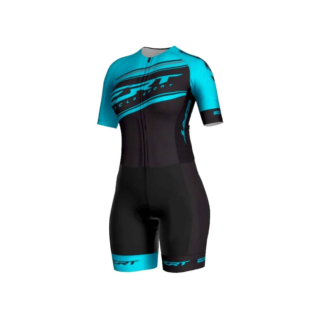 Macaquinho de Ciclismo ERT Team Forro em Gel - Feminino