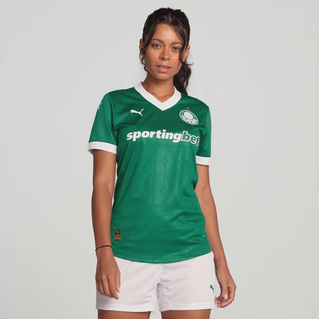 Camisa do Palmeiras I 2025 Puma Jogador - Feminina