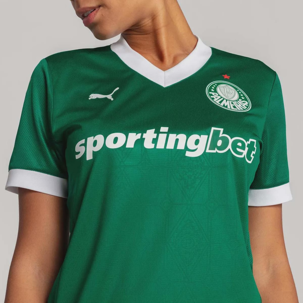 Imagem 3 do produto Camisa do Palmeiras I 2025 Puma Jogador - Feminina