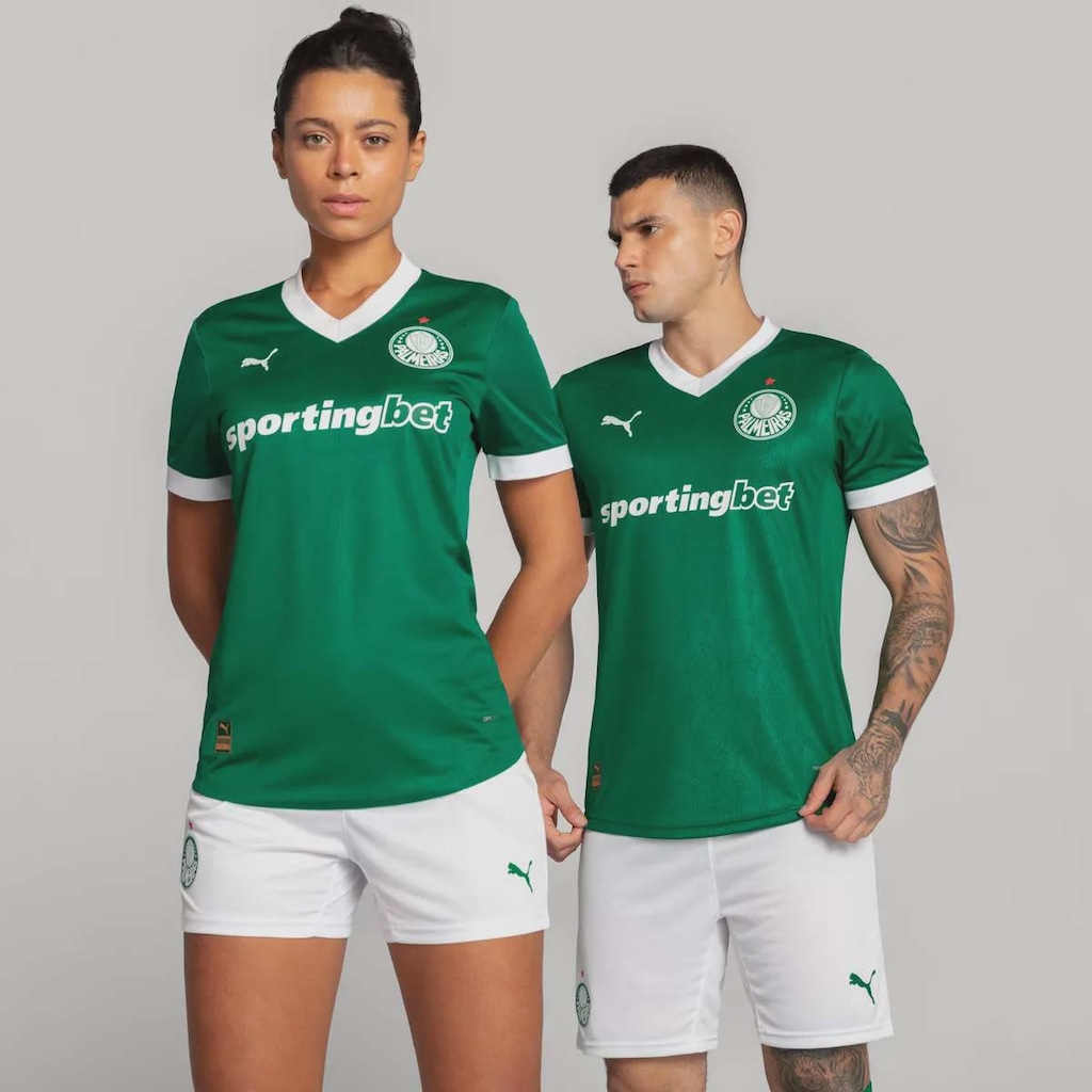 Imagem 5 do produto Camisa do Palmeiras I 2025 Puma Jogador - Feminina
