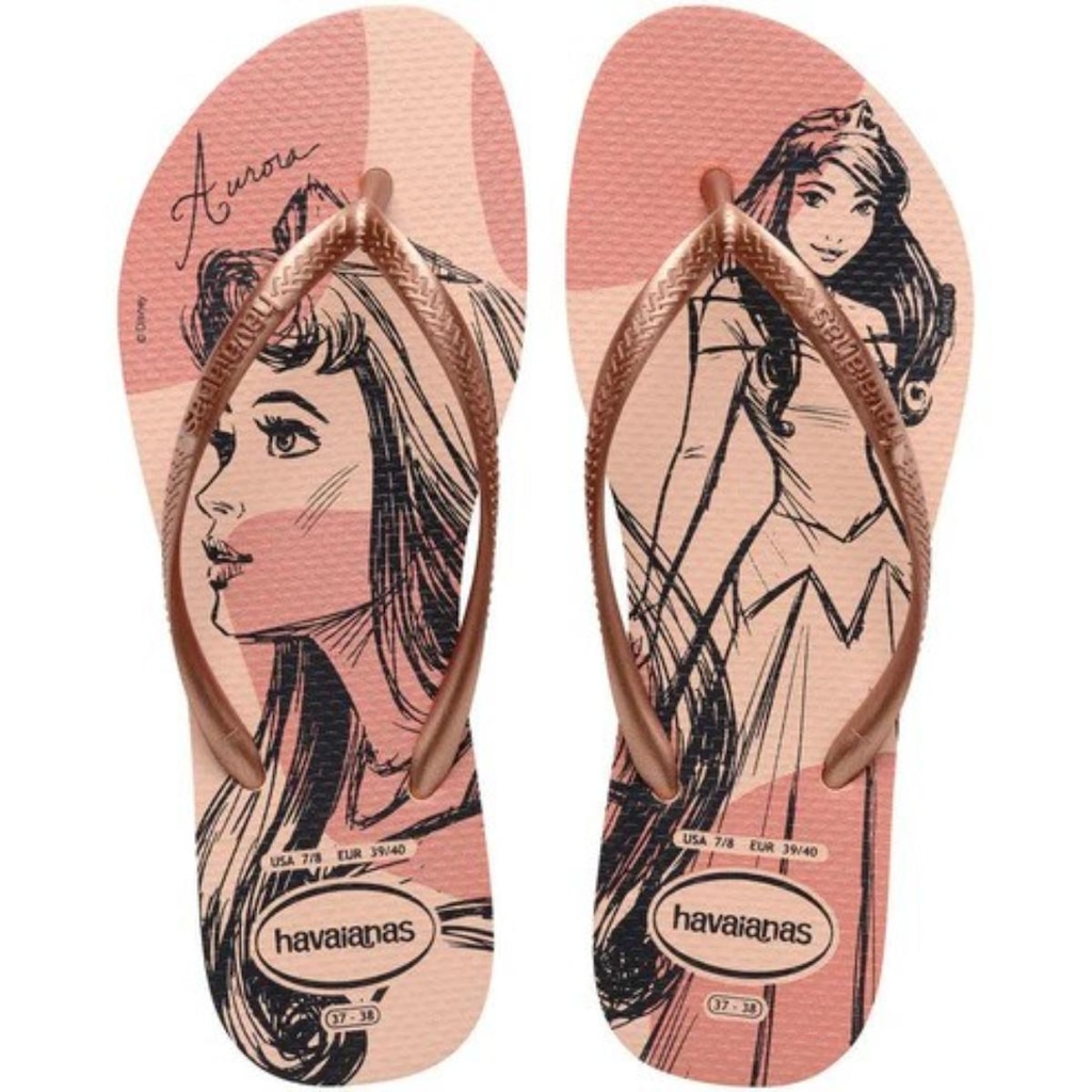 Chinelo Havaianas Slim Princesas - Infantil