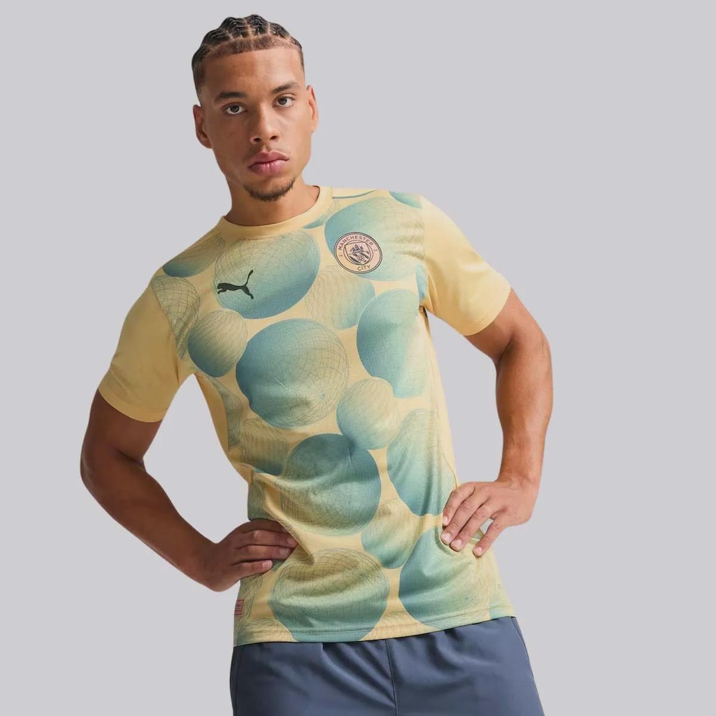 Imagem 3 do produto Camisa Puma Manchester City Pré-jogo 2025 - Masculina