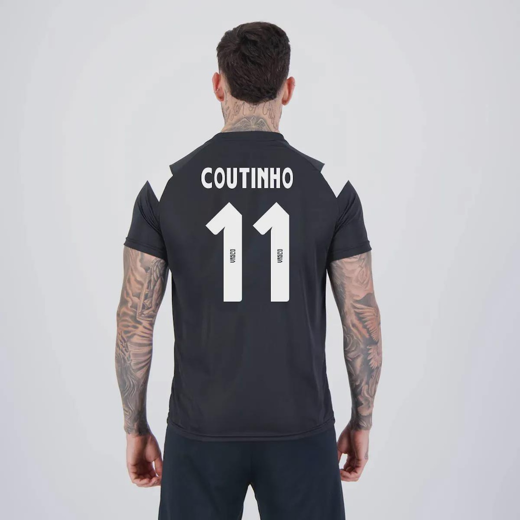 Camisa Kappa Vasco Supporter Cuts E 11 Coutinho - Masculina