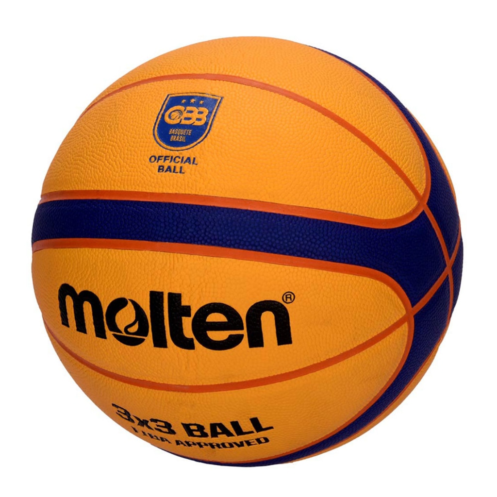 Bola De Basquete Cbb 3x3 Oficial B33t5000 Molten Libertria Fiba Approved T6