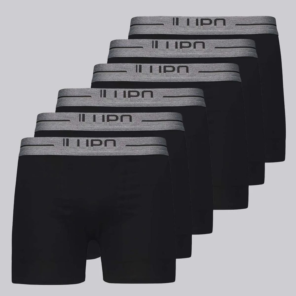 Cueca Boxer Lupo Anatomic Shape 6 Unidades