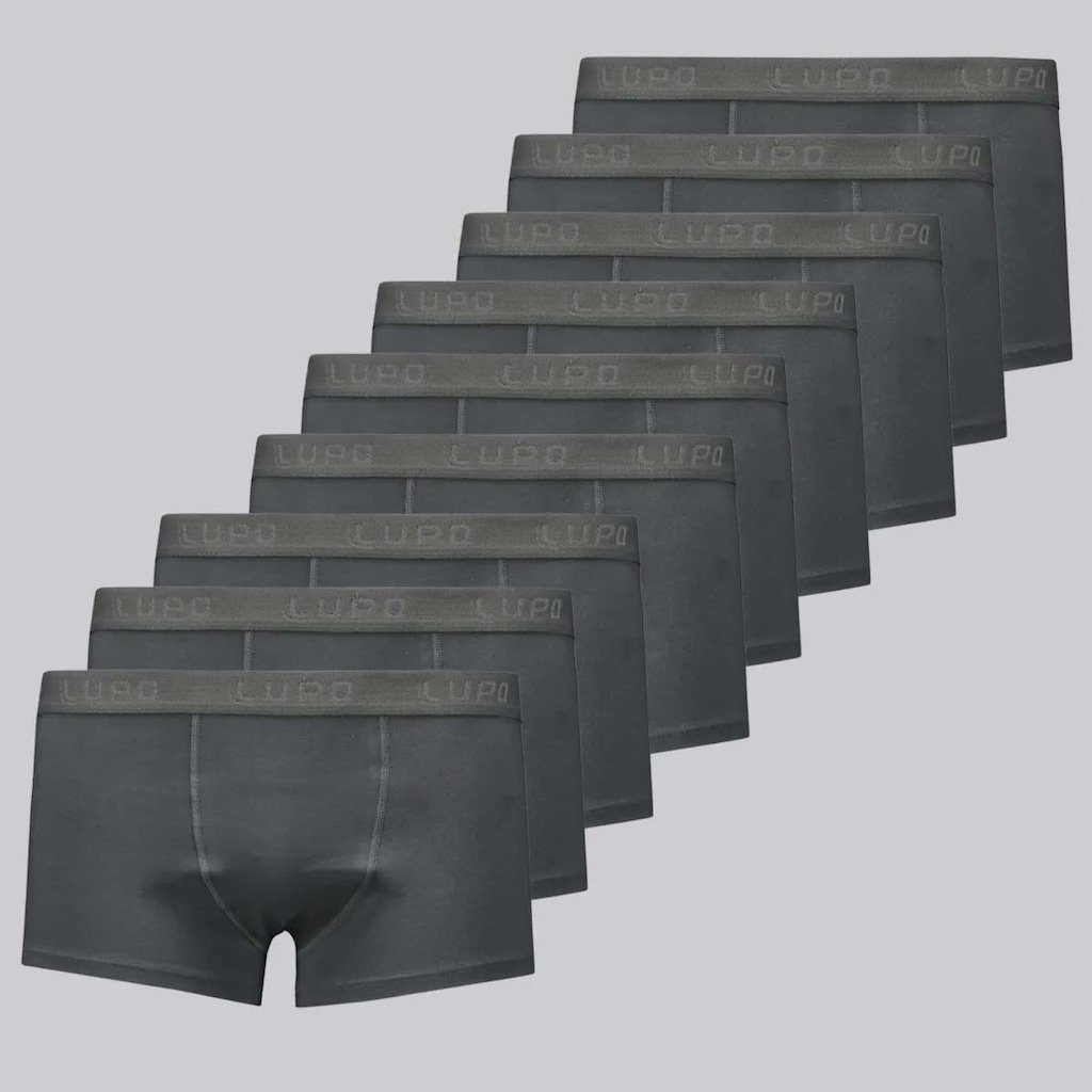 Cueca Sunga Lupo Algodão Com Elastano 9 Unidades - Masculina